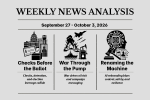 Weekly News Analysis - September 27 - October 3, 2026 (Week 39)